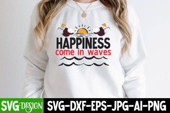 Happiness Come in Waves SVG Cut File Review