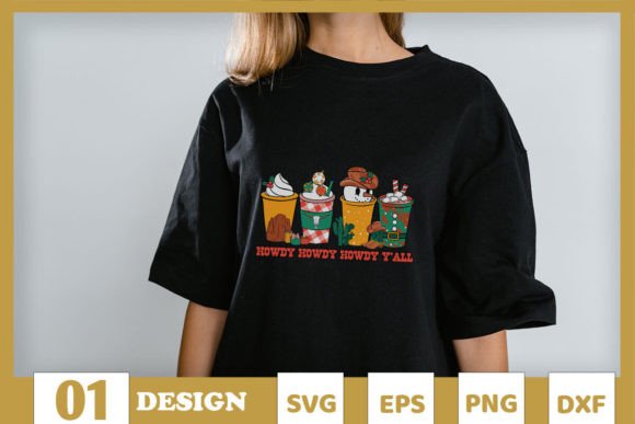 Howdy Yall Western Christmas Coffee Embroidery Review