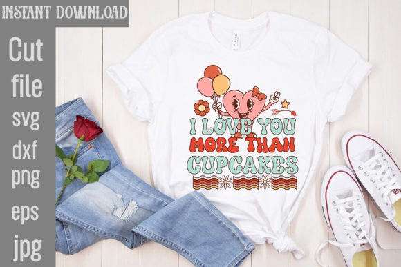 I Love You More Than Cupcakes Retro Valentine Review