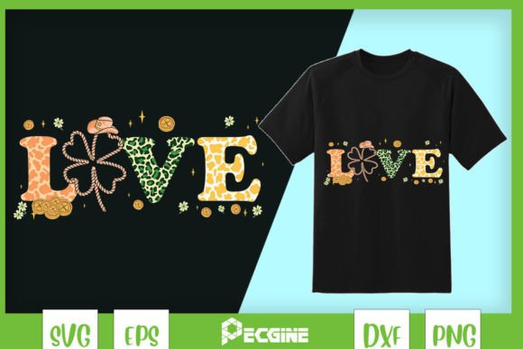 LOVE Western St Patrick s Day Leopard