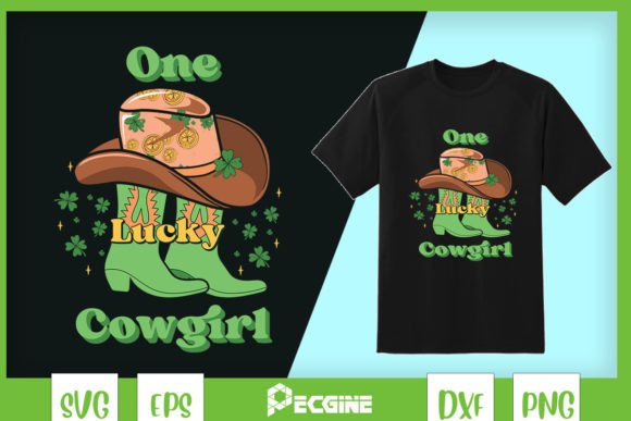 One Lucky Cowgirl Western St Patrick Review