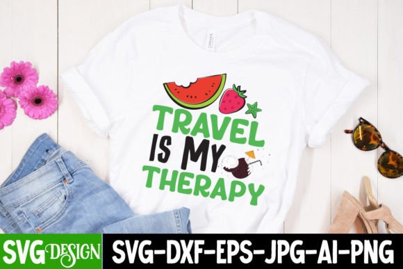Travel is My Theraphy SVG Cut File Review